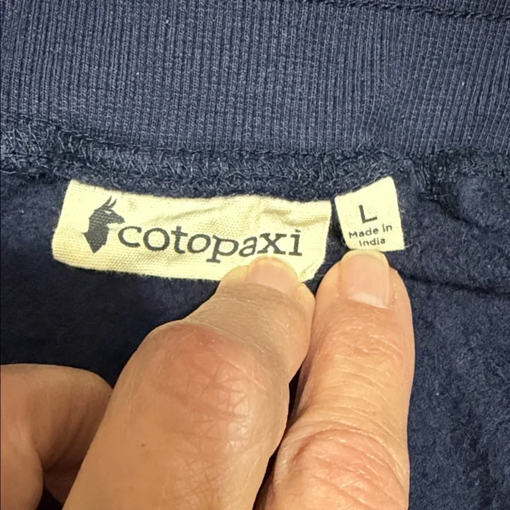 Cotopaxi Dark Blue Joggers with White Accents, Zip Pockets, Size Large. - Picture 7 of 10